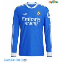 Camisa de time de futebol Real Madrid Replicas 3º Equipamento 2025-26 Manga Comprida
